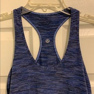 Lululemon cool racer back tank - blue multi